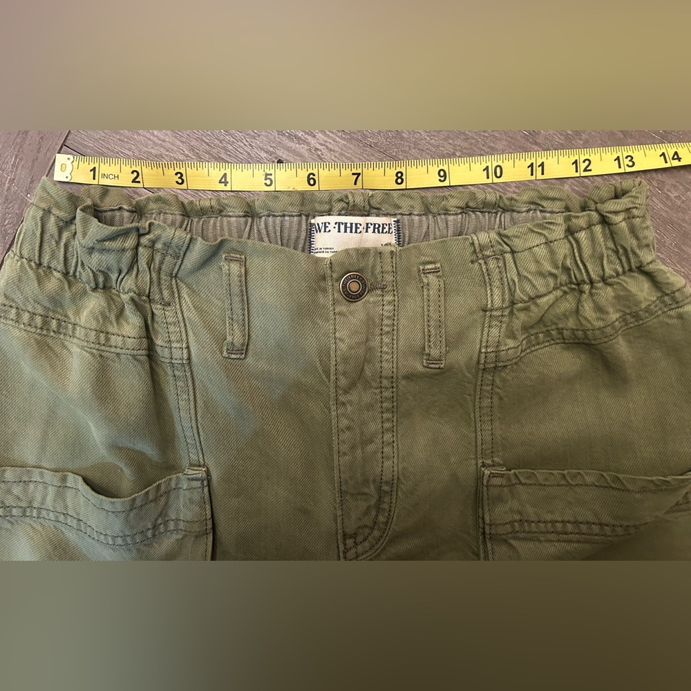 Free People Hazel Pull-On Drop Waist Jeans  Sz XS - Picture 8 of 8